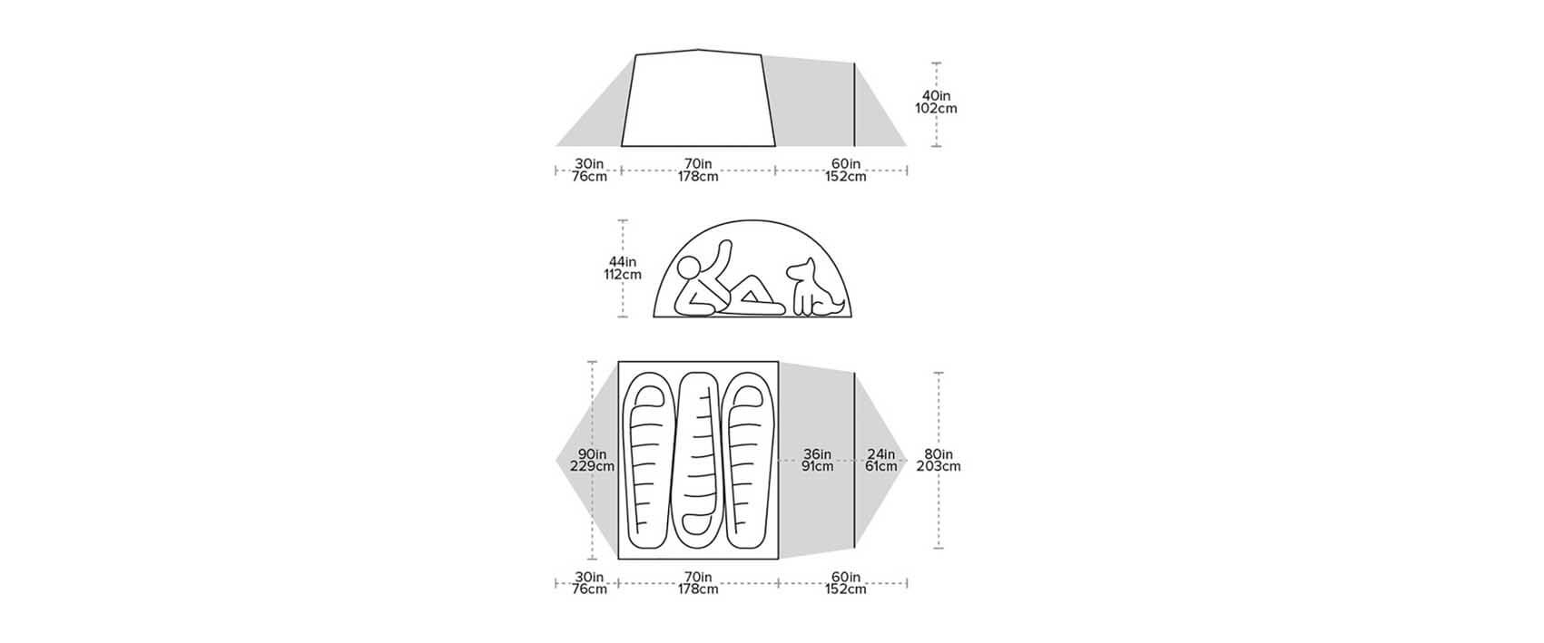 Big Agnes Blacktail 3 Hotel Bikepack